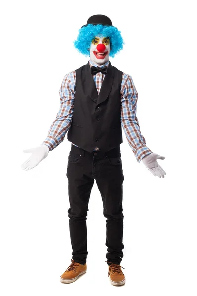 Full body clown — Stock Photo, Image