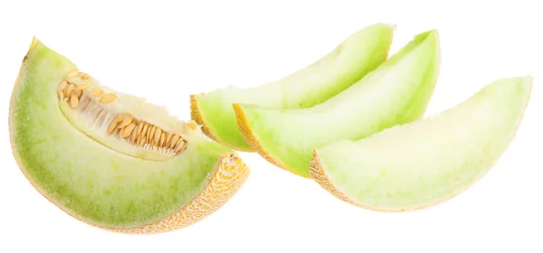 Skivad melon isolerade — Stockfoto