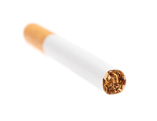 Um cigarro isolado — Fotografia de Stock