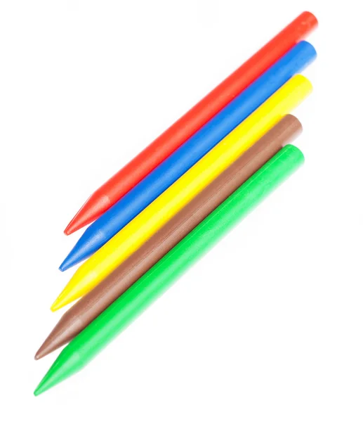 Colores de lápiz aislados — Foto de Stock