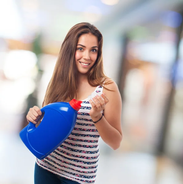 Porträt einer jungen Frau — Stockfoto