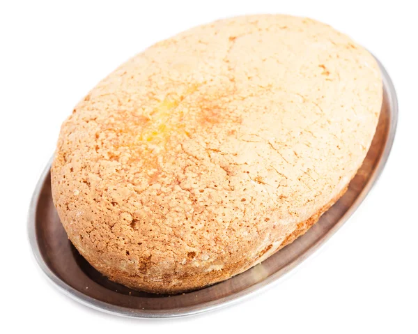 Sponge cake isolated — Stock Photo, Image