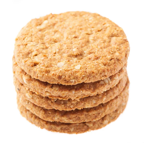 Un montón de galletas de avena — Foto de Stock