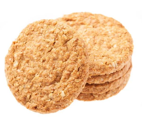 Un montón de galletas de avena — Foto de Stock