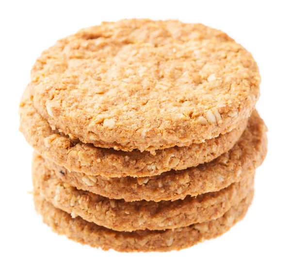 Un montón de galletas de avena — Foto de Stock