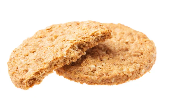 Due biscotti di avena — Foto Stock