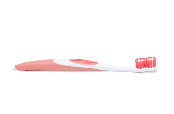 Cepillo de dientes rosa aislado — Foto de Stock