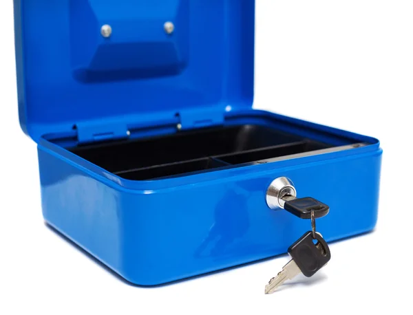 Blue safe box — Stock Photo, Image