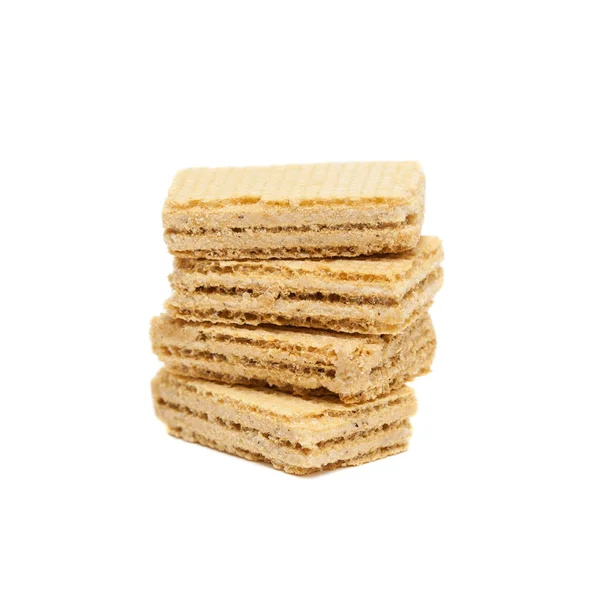 Biscuit  waffles isolated — Stock Photo, Image