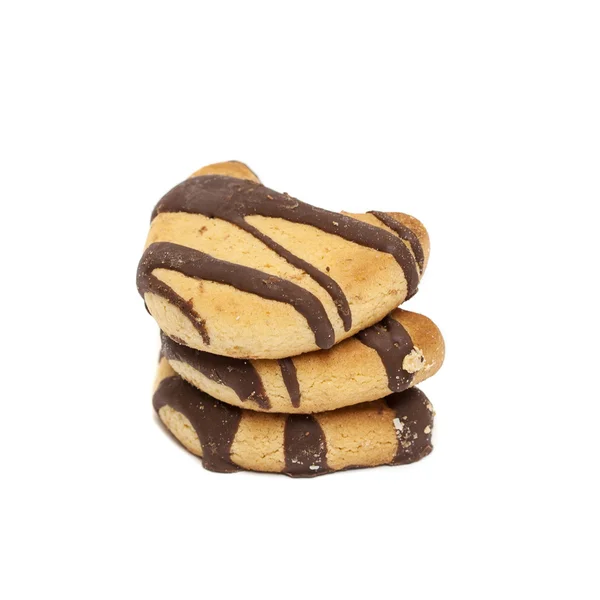 Chocolate cookies group — Stock Photo, Image