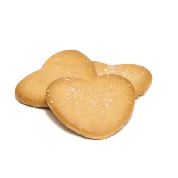 Biscuits en forme de coeur — Photo