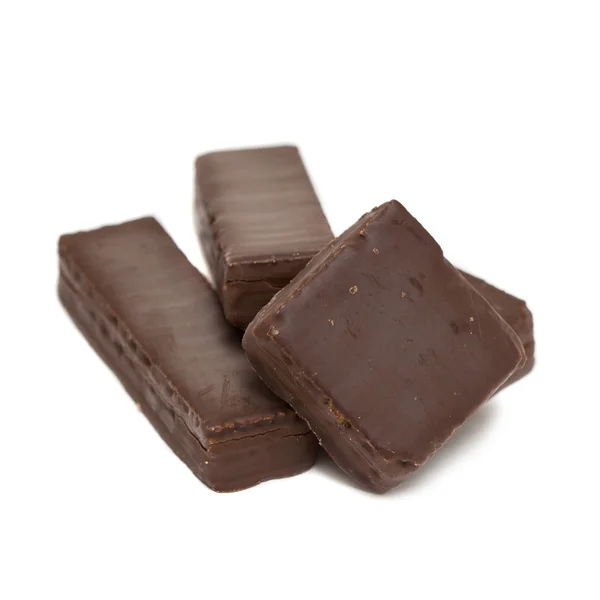 Chocolate waffle bars — Stock Photo, Image