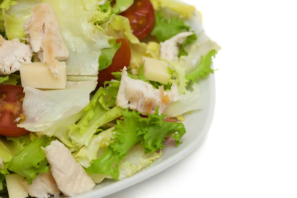 Fresh chicken salad — Stock Photo, Image