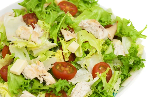 Close-up van kip salade — Stockfoto