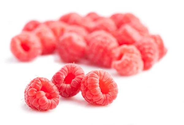 Group of raspberries isolated — Stock Photo, Image