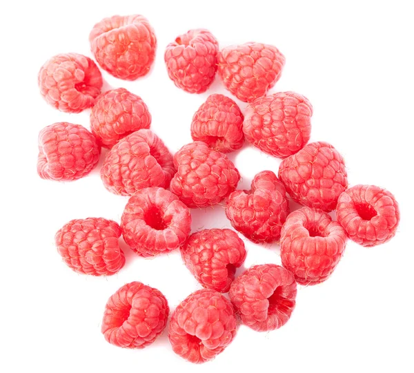 Group of raspberries isolated — Stock Photo, Image