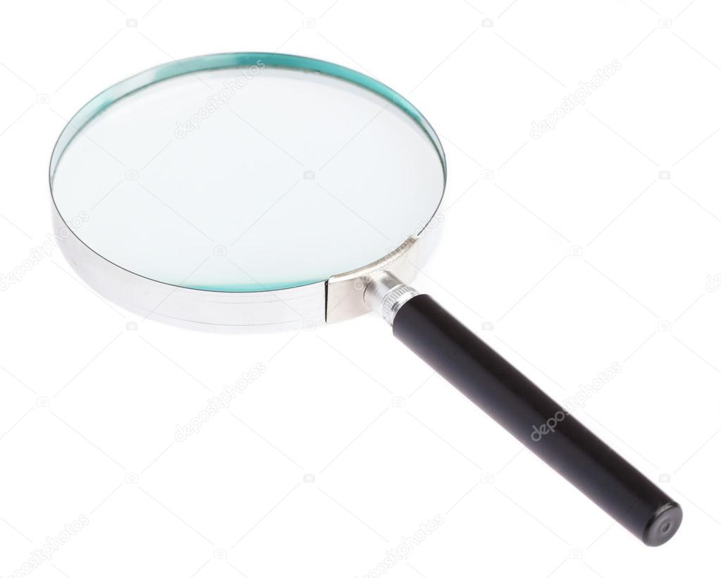 Magnifying glass laying