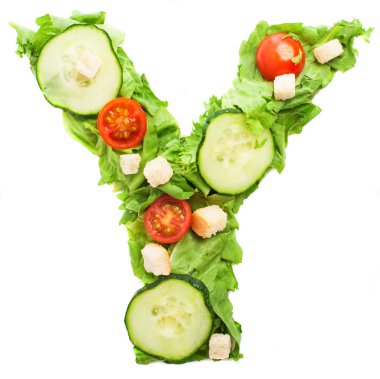 Y harfi salatası yaptı