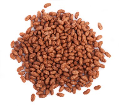 Çikolatalı gevrekler izole