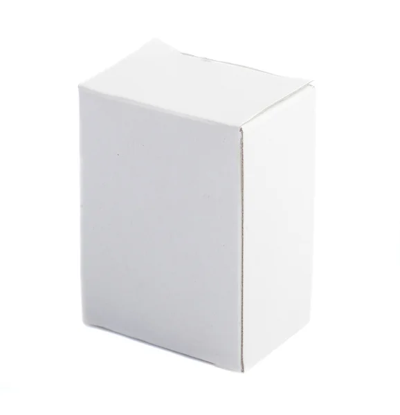 White box isolated — Stock Photo, Image