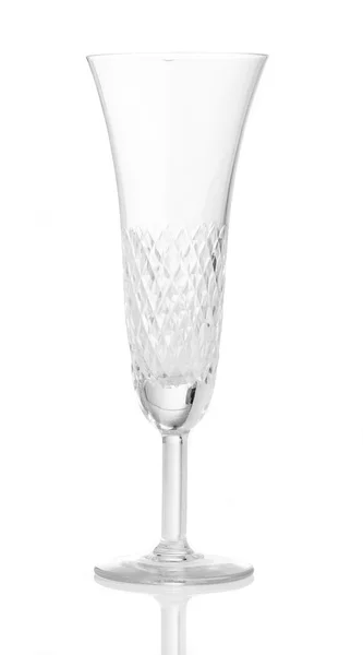 Bicchiere di champagne isolato — Foto Stock