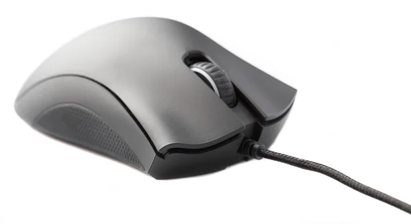 Чорний комп'ютерної миші — стокове фото