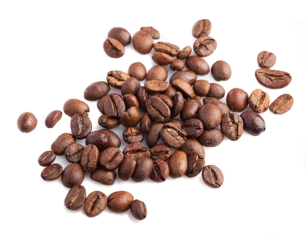 Granos de café aislados — Foto de Stock