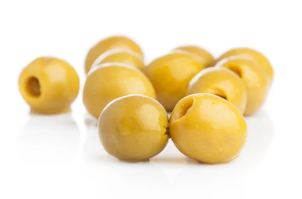 Group of olives  isolated — Stock Photo, Image