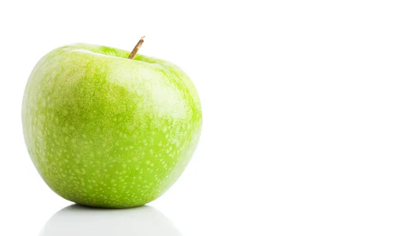 Green apple isolated — Stock Photo, Image