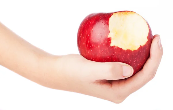 Hand holding   apple — Stock Photo, Image