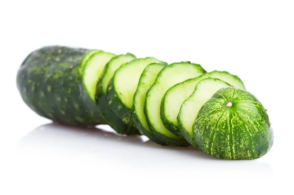 Thin sliced cucumber — Stock Photo, Image