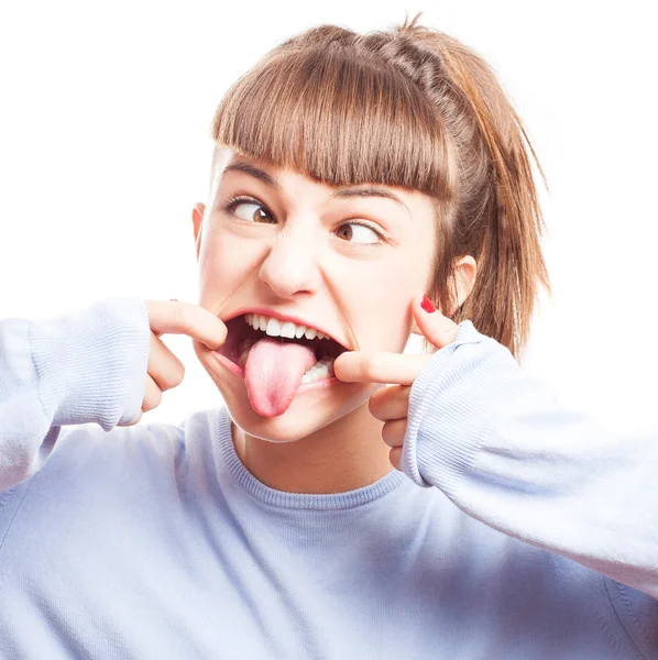 Meisje maken van plezier — Stockfoto