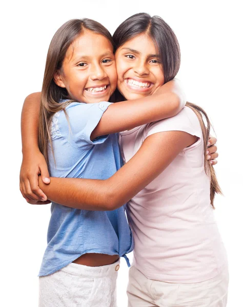 Mädchen umarmen einander — Stockfoto