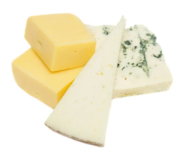異なるタイプのチーズ — ストック写真