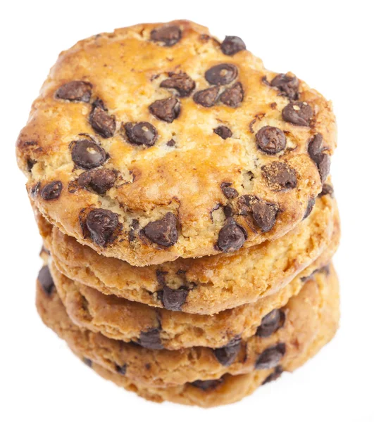 Tower of chocolate cookies — Stock Photo, Image