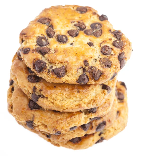 Tower of chocolate cookies — Stock Photo, Image