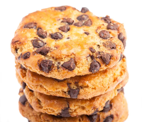 Tower of chocolate cookies — Stock Photo, Image