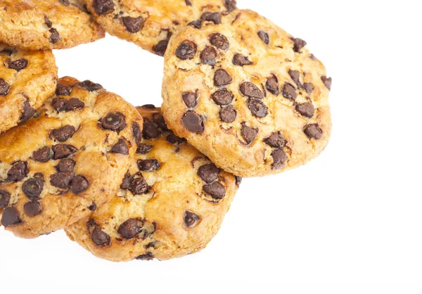 Group of chocolate cookies — Stock Photo, Image