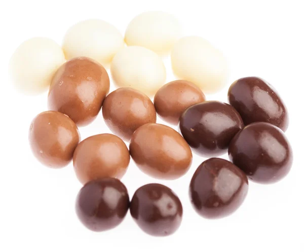 Variety of small chocolate balls — Stock Photo, Image