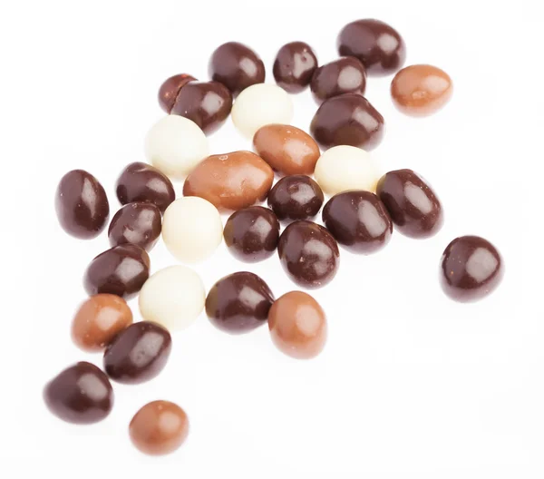 Variety of small chocolate balls — Stock Photo, Image