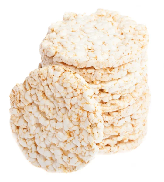 Montón de bocadillos de arroz inflado — Foto de Stock