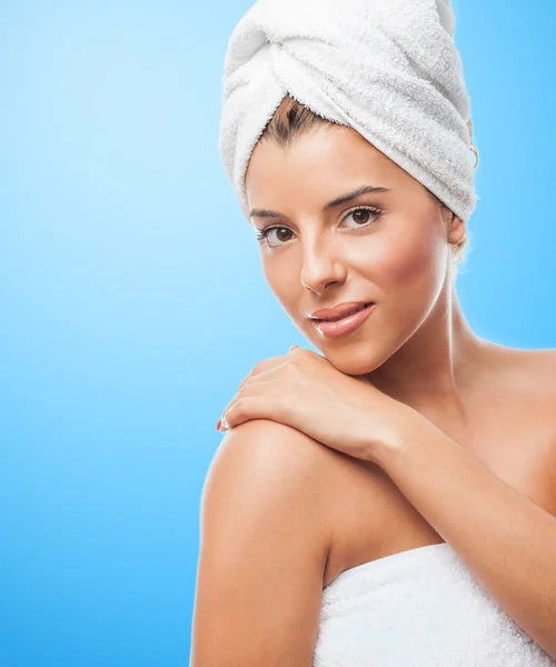 Woman taking a bath — Stock Photo, Image