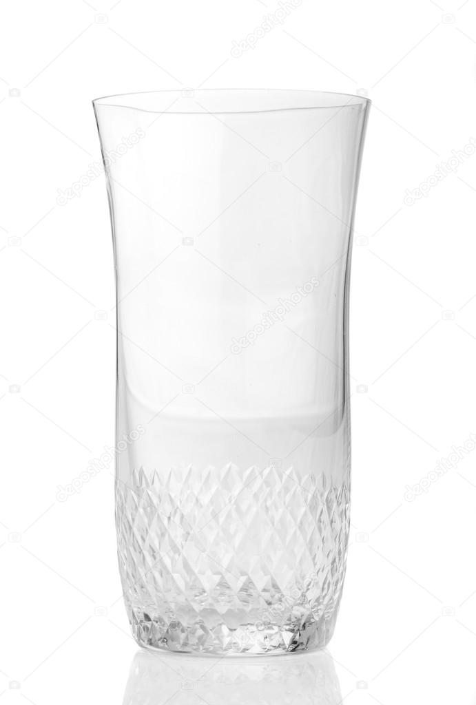 Elegant glass isolated