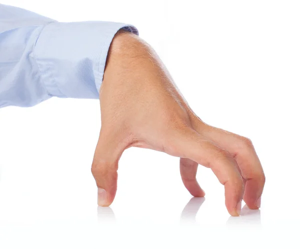 Aggressive hand isolated — Stock Photo, Image