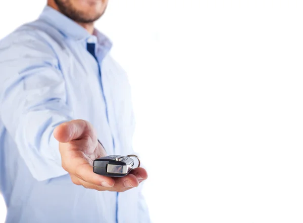 Man selling a car — Stock Photo, Image