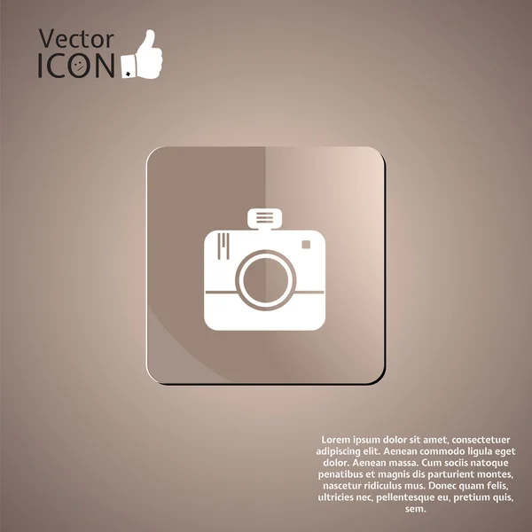 Photo Camera Icon — Stock Vector