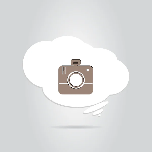 Photo Camera Icon — Stock Vector