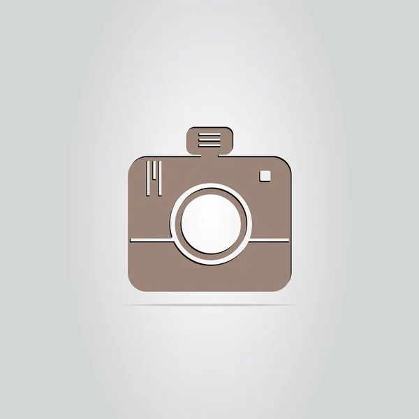 Photo Camera Icon — Stock Vector