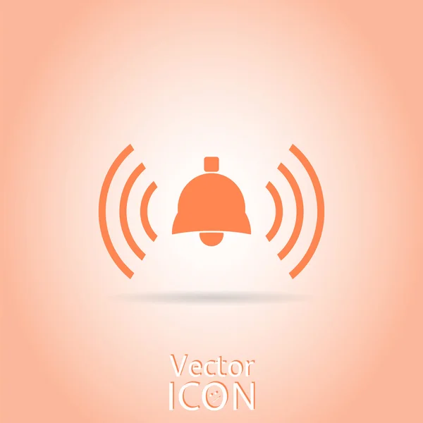 Ringing bell icon — Stock Vector