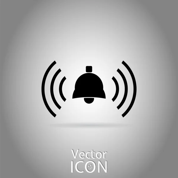 Ringing bell icon — Stockvector